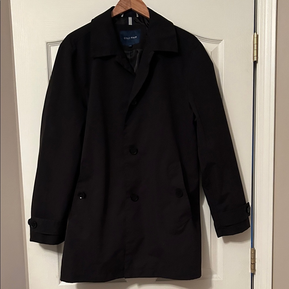 Cole Haan Men's Dark Trench Coat size medium